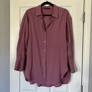 Zara Oversized Button Down